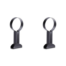 2X Regulowany Uchwyt Ścienny do Lamp Bąbelkowych O Średnicy 10 cm. Bezpieczny i Stylowy Uchwyt do Oświetlenia Akwariowego.