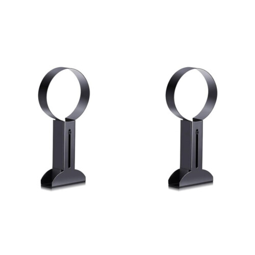2X Adjustable Wall Bracket for 10cm Diameter Fish Bubble Lamps Secure and Stylish Aquarium Light Holder
