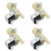 4X Water Inlet G3/4 12mm Washing Machine Inlet Solenoid Valve Dishwasher Normally Closed Inlet Valve AC220V