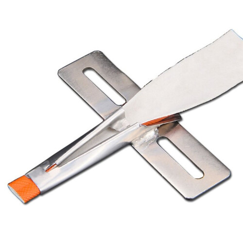 Leather Pulling Machine for Small Leather Crafts, Electric and Manual Operation 10MM to 5MM 2