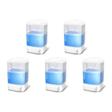 5X Manual Soap Dispenser 33.8Oz/1000Ml Wall Mount Soap Dispenser Bathroom Commercial Soap Dispenser