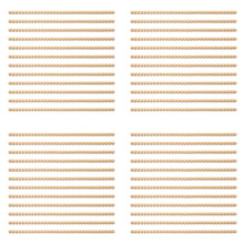 48 Pcs Decorative Beaded Wood Trim Half Wooden Beads Trim Molding 15. 75 Inch Unfinished 3D Decorative Bead Pearl