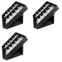 3X 12 Slots Glasses Tray Sunglasses Display Case Eyeglass Organizer Box Eyewear Holder Sunglass Stand