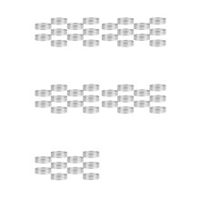 50Pcs 9cm Circular Tart Rings with Holes Stainless Steel Dessert Fruit Pie Quiches Cake Mousse Mold Kitchen Baking Mould