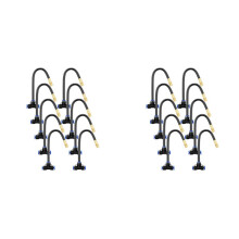 20 Pcs Brass Misting Nozzles Tee with 8 Inch Built in Hose 360 Degree Rotation Adjustable Water  Nozzles