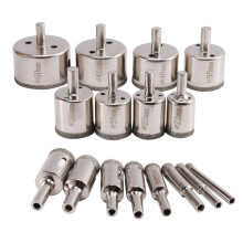 16Pcs Diamond Holesaw set Holes Saw Drill Bit Glass Marble Ceramic Cutter Tile