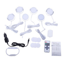 6x 12V Interior LED Spot Lights For T4 T5 Van Caravan Motorhome Light