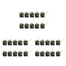 30Pcs DIY Silent Movement Spindle Hands Wall Quartz Clock Movement Mechanism Repair Tools Part Clock Kit