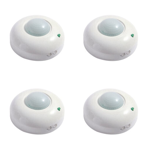 4X 360 Adjustable Ceiling Motion Sensor Detector, Occupancy Light  for  Saving and Security