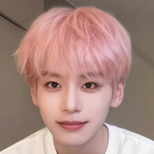 (Pink) Pink Men\'s Heat Resistant Synthetic Wig for Cosplay
