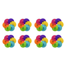 48PCS New Cute Anti-Dust Silicone Glass Cup Cover Coffee Mug Suction Seal Lid Cap Food Grade Round Mug Cover