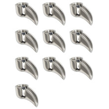 10X Semi-Automatic Coffee Machine Handle Diverter Nozzle Stainless Steel Drain Nozzle Diversion Nozzle 58mm, Single