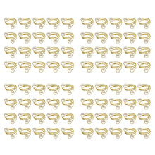 80Pack Gold Napkin Rings, Pearl Napkin Ring Set, Metal Spring Napkin Holder Table Decorations, Napkin Ring Buckles