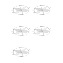 5X Cortador de Tartas de Acero Inoxidable de 6 Rebanadas Que Crea Rebanadas de Tarta Uniformes y Hermosas