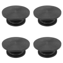 4pcs 30Cm Pottery Wheel Modelling Platform Sculpting Turntable Model Making Clay Sculpture Tools Black