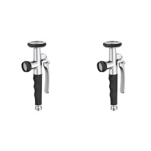 2X Torneira de Cozinha, Pulverizador, Enxaguador de Pratos de Latão, Conexão Universal de 1/2 Polegada, Chuveiro com Suporte de Travamento