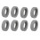 16pcs Suitcase Wheel Protector, Silent Silicone Wheel Protector, Universal Wheel Replacement Accessory 2