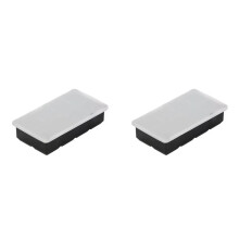 2X Silicone Large Mold with Lid Freezer Trays Extra Tray Food Freezing Moulds Storage Box Kitchen Accessories