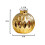 5X Ceramic Small Vase Small Flower Embossed Fish Lip Pattern Crafts Home Decorations (Gold) 4