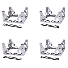 Hollow Out Modern Furniture Sofa Legs Metal for Sofa Table Cabinet Cupboard Set of 16 (10CM)