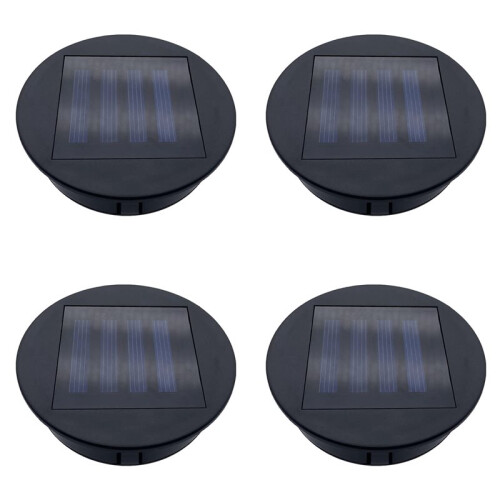 8 Pack Solar Lights Replacement Top for Lanterns, Waterproof Round Solar Lanterns Replacement Accessories(3.15 Inch)