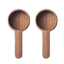 Wooden Measuring Spoon Set Kitchen Measuring Spoons Tea Coffee Scoop Sugar Spice Measure Spoon Measuring Tools,2 Pcs