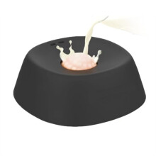 1pc Slow Feeder Dog Bowls for Liquid Treat, [Entertained -in] Bone Broth Dog Lick Bowl, 3/4 Cup Yogurt Pup Lick Toy