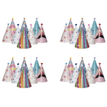 32 Stks Papier Goud Folie Gelukkige Verjaardagsfeestje Kegel Hoeden voor Volwassenen en Kids Party Decoration