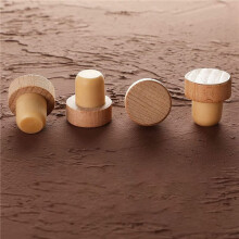 Wine Bottle Corks T Shaped Cork Plugs for Wine Cork Wine Stopper Reusable Wine Corks Wooden and Rubber (60 Pieces)