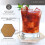 32 PC Coasters for Drinks Absorbent with Holder Marble Design Ceramic Coaster Set Super Absorbent Hot and Cold Drink 2