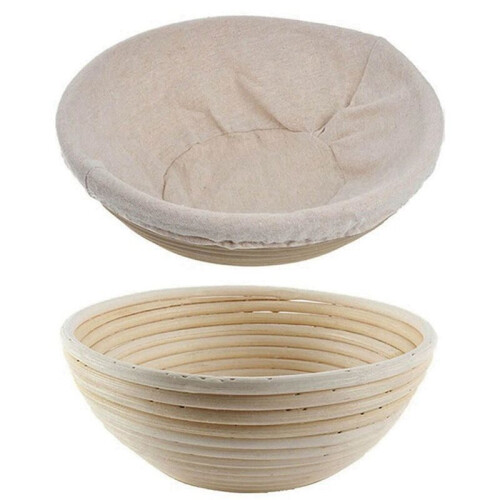 4X Round Rattan Bread Fermentation Basket Drying Storage Fermentation Basket Bread Fermentation Basket 1