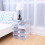 10 Pack Plastic Stackable Shoe Storage Organizer Clear Drawer Box Metal Frame 9