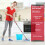3X Spin Mop Replacement Handle, 30-58 Inch Adjustable Stainless Steel Stick Compatible with ,A 5