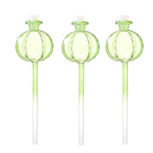Plant Watering Globes ,3Pcs Blown Plant Watering Devices, Self Watering Globes Watering Globes for Indoor Plants Cactus