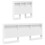 VidaXL vidaXL Storage Headboard with Shelf White 90 cm Engineered Wood 2