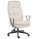 Beliani Office Chair MELOCUSH Fabric Off-White 4