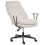 Beliani Office Chair MELOCUSH Fabric Off-White 5
