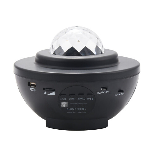 UK  Star Projector Music Night Light Starry Ocean Wave Lamp Remote Control 2