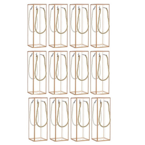 Pacote com 24 Caixas de Presente de Plástico Transparente, Caixa de Lembrancinhas de Plástico Transparente, Caixa de Doces Retangular com Bordas 1