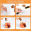 12 Pcs Glass Tea Infuser, Glass Strainers with Cork Lid, Reusable Glass Diffuser for Tea,Clear Tea Strainer 5