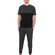 Manchester United FC Official Football Mens Premium Long Pyjamas Grey XXL