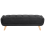 Beliani Ottoman HABO Fabric Black 4