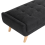 Beliani Ottoman HABO Fabric Black 5