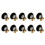 20X Agricultural Black Cyclone Air High-Pressure Nozzle Adjustable Windproof Sprayer 2