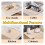 4 Pack XXL Large Microfiber Dish Drying Mat,24x17.7 Inch Absorbent Dish Drainer Kitchen Counter,Dish Drying Pad 6