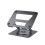 Draaibare standaard van aluminiumlegering voor laptops Grey 1