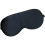 Maschera per dormire in seta per donne e uomini, maschera per occhi in seta al 100% Black 1