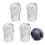 20 Pcs Gutter Downspout Guards 3.5 Inch Aluminum Leaf Filter Strainer Expandable Gutter Downspout Protector 3