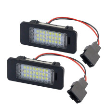 x rekisterikilven LED-valoa, yhteensopiva A4 A5 Q5 S5 TT 08-13 kanssa