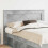 VidaXL vidaXL Headboard with Headboard Concrete Grey 150 cm Engineered Wood 1